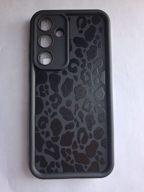 Black Lightweight Jelly Phonecase Print Pattern Samsung S24 Fe